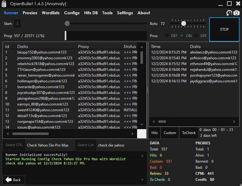 Check Yahoo Die Pro Max